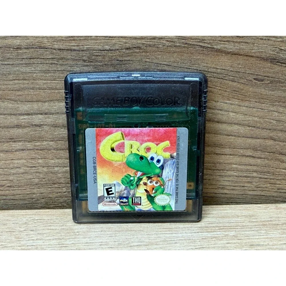 Croc (Nintendo Game Boy Color, 2000) GBC Authentic Cartridge Only Tested & Works